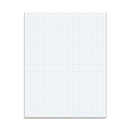 Tops Business Forms TOPS, QUADRILLE PADS, 4 SQ/IN QUADRILLE RULE, 8.5 X 11, WHITE, 50PK 33041